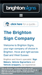 Mobile Screenshot of brightonsigns.co.uk